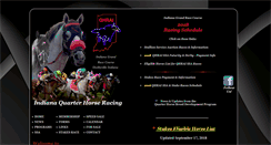 Desktop Screenshot of indianaquarterhorseracing.com